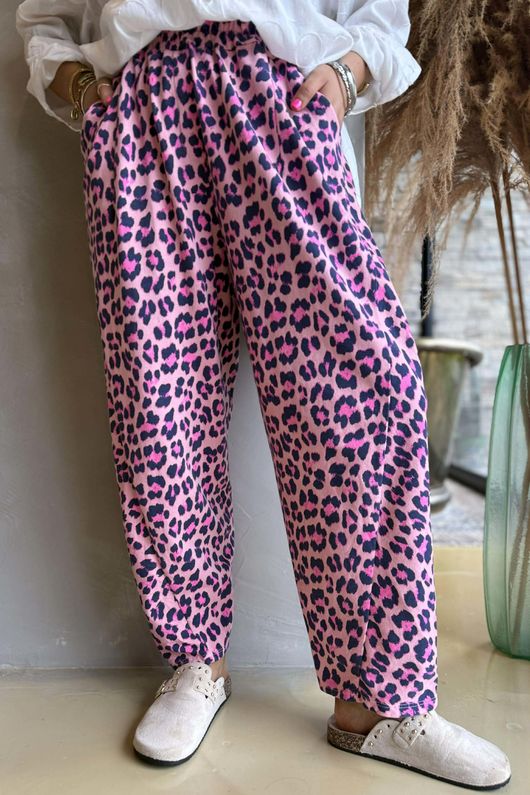 Lagen Zanzibar Seamed Tapered Barrel Pant Candy & Navy